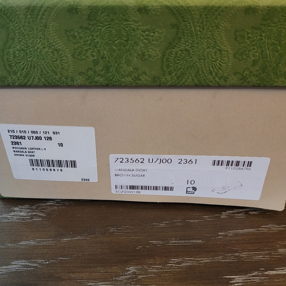 **SOLD**Gucci loafers Mandala Brown sugar  Gucci Sz10 Read Details**** - Picture 13 of 16